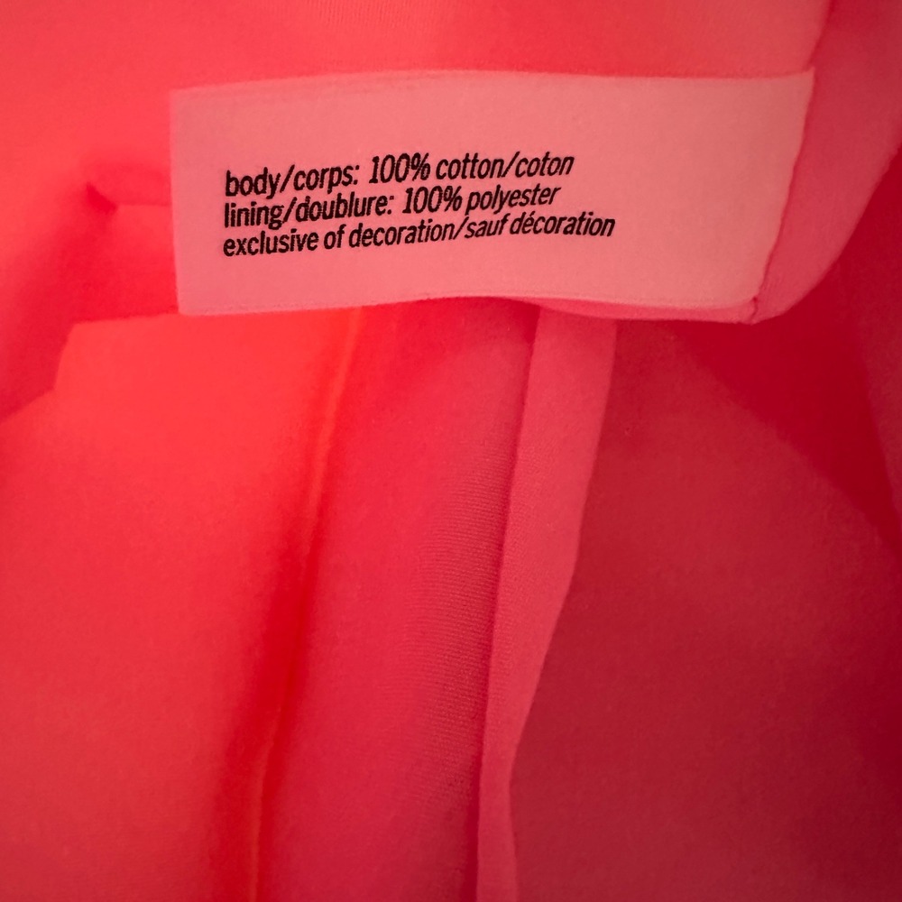 Victoria's Secret Pink Striped Canvas Tote Bag Rhinestone Accent Zip Closure - Picture 10 of 12
